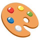 Artist palette - Noto Color Emoji