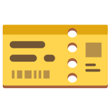 Ticket - Noto Color Emoji