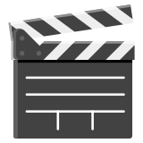 Clapper board - Noto Color Emoji