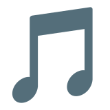 Musical note - Noto Color Emoji
