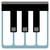 Musical keyboard - Noto Color Emoji