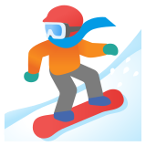 Snowboarder - Noto Color Emoji