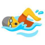Person swimming - Noto Color Emoji
