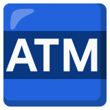 ATM sign - Noto Color Emoji