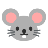 Mouse face - Noto Color Emoji