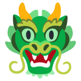Dragon face - Noto Color Emoji
