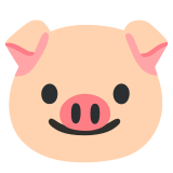 Pig face - Noto Color Emoji