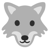 Wolf - Noto Color Emoji