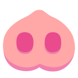 Pig nose - Noto Color Emoji