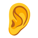 Ear - Noto Color Emoji