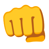 Oncoming fist - Noto Color Emoji