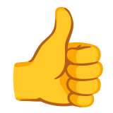 Thumbs up - Noto Color Emoji