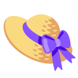 Woman’s hat - Noto Color Emoji