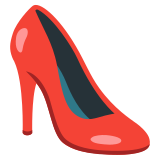 High-heeled shoe - Noto Color Emoji