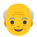 Old man - Noto Color Emoji