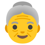 Old woman - Noto Color Emoji