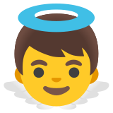 Baby angel - Noto Color Emoji