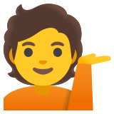 Person tipping hand - Noto Color Emoji