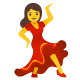Woman dancing - Noto Color Emoji