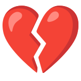 Broken heart - Noto Color Emoji