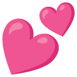 Two hearts - Noto Color Emoji