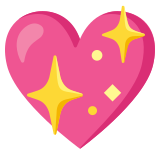 Sparkling heart - Noto Color Emoji