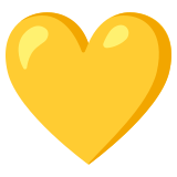 Yellow heart - Noto Color Emoji