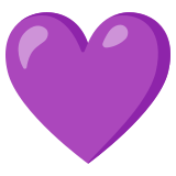 Purple heart - Noto Color Emoji