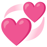 Revolving hearts - Noto Color Emoji