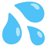 Sweat droplets - Noto Color Emoji
