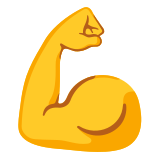 Flexed biceps - Noto Color Emoji