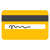 Credit card - Noto Color Emoji