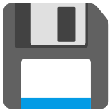 Floppy disk - Noto Color Emoji