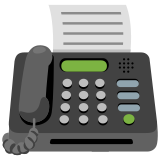 Fax machine - Noto Color Emoji