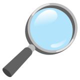 Magnifying glass tilted right - Noto Color Emoji
