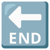 END arrow - Noto Color Emoji