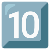 Keycap: 10 - Noto Color Emoji