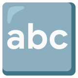 Input latin letters - Noto Color Emoji