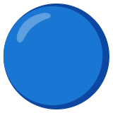 Blue circle - Noto Color Emoji