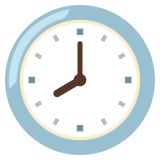 Eight o’clock - Noto Color Emoji