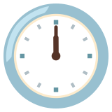Twelve o’clock - Noto Color Emoji