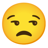 Unamused face - Noto Color Emoji