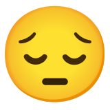 Pensive face - Noto Color Emoji