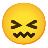 Confounded face - Noto Color Emoji