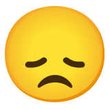 Disappointed face - Noto Color Emoji