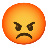 Enraged face - Noto Color Emoji