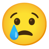 Crying face - Noto Color Emoji