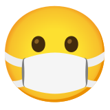 Face with medical mask - Noto Color Emoji