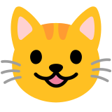 Grinning cat - Noto Color Emoji
