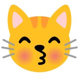 Kissing cat - Noto Color Emoji